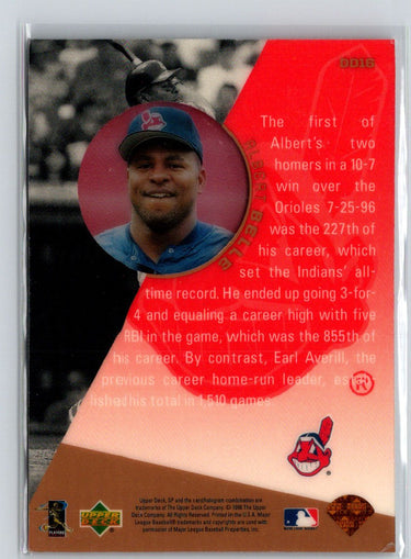 1996 Upper Deck #DD16 Albert Belle Diamond Destiny L12