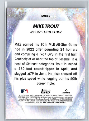 2023 Topps #SMLB-2 Mike Trout Stars of MLB L13