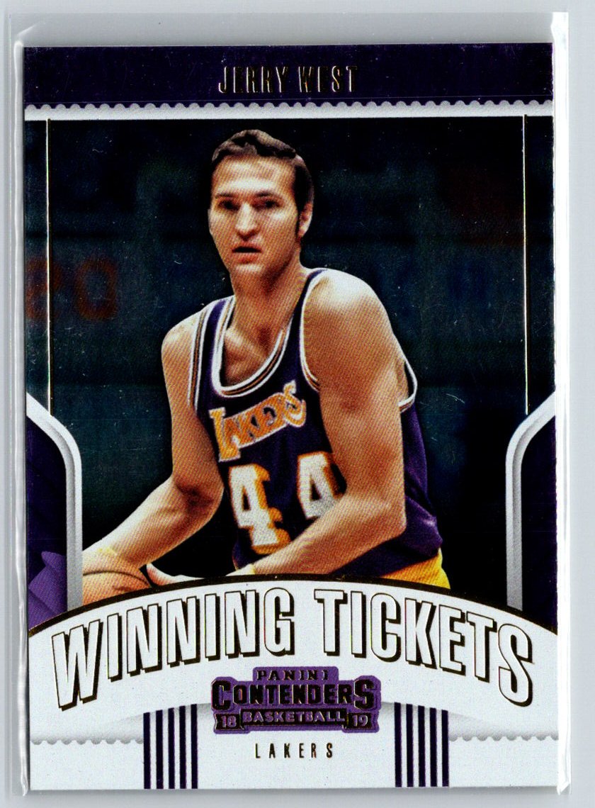2018-19 Panini Contenders #4 Jerry West Winning Tickets L14