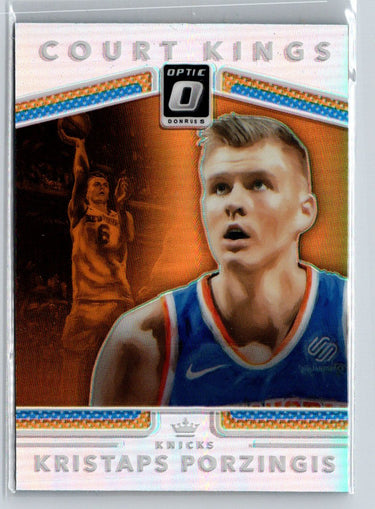 2017-18 Donruss Optic #14 Kristaps Porzingis Court Kings Holo L14