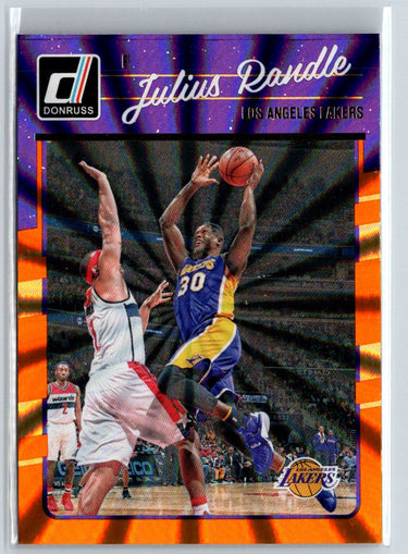 2016-17 Donruss #65 Julius Randle Orange Holo Laser L14