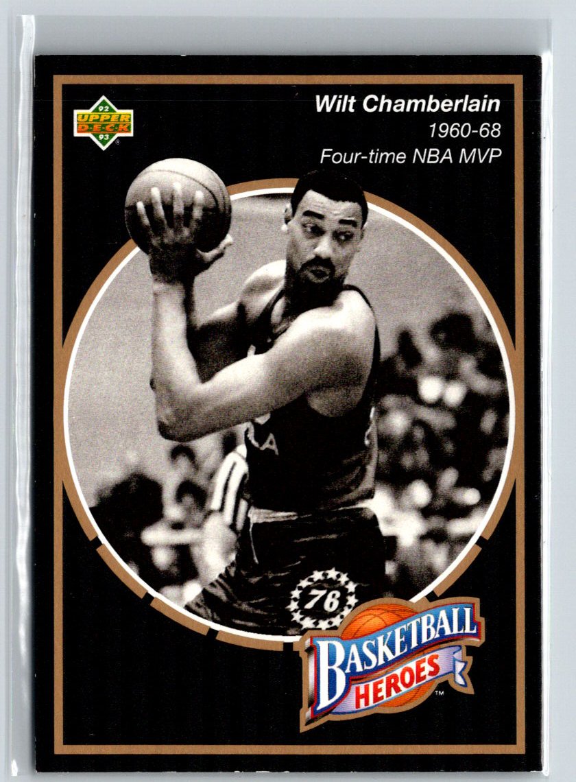 1992-93 Upper Deck #14 Wilt Chamberlain Basketball Heroes: Wilt Chamberlain L14