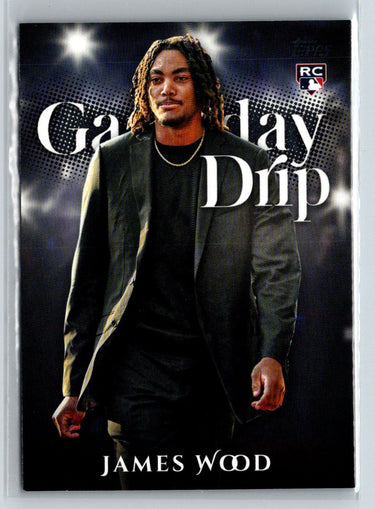2025 Topps #GD-3 James Wood Gameday Drip L14