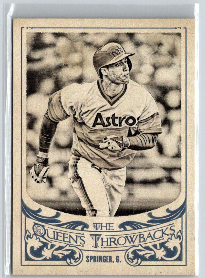 2015 Topps Gypsy Queen #QT-13 George Springer The Queen's Throwbacks L15