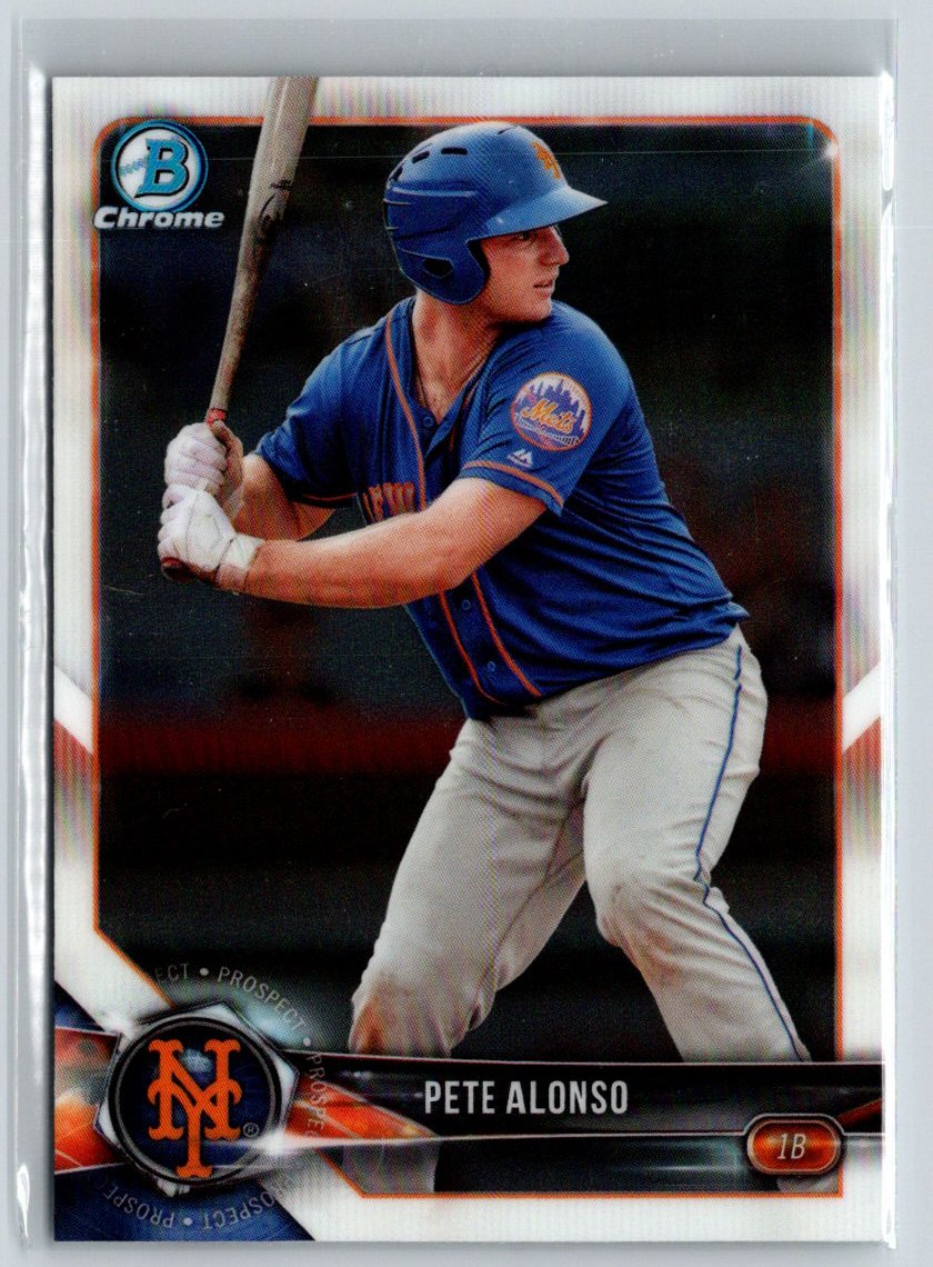 2018 Bowman #BCP137 Pete Alonso Chrome Prospects L16