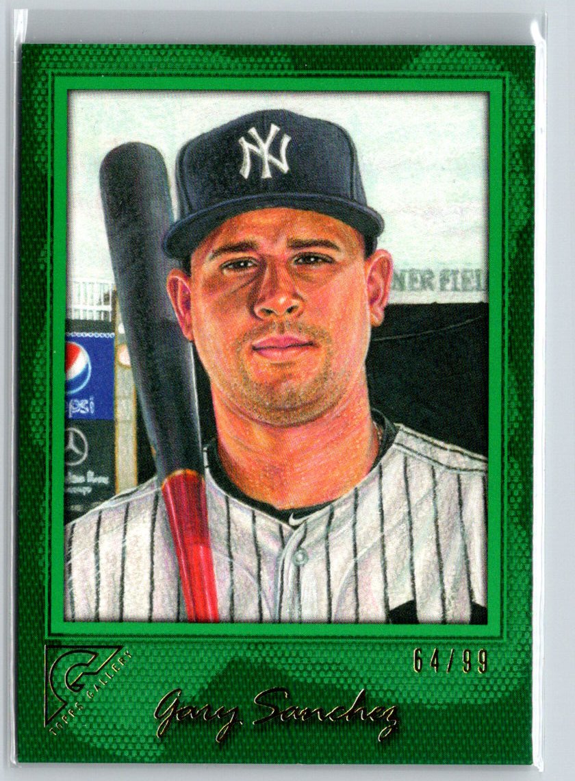 2017 Topps Gallery #133 Gary Sanchez Green #/99 L17