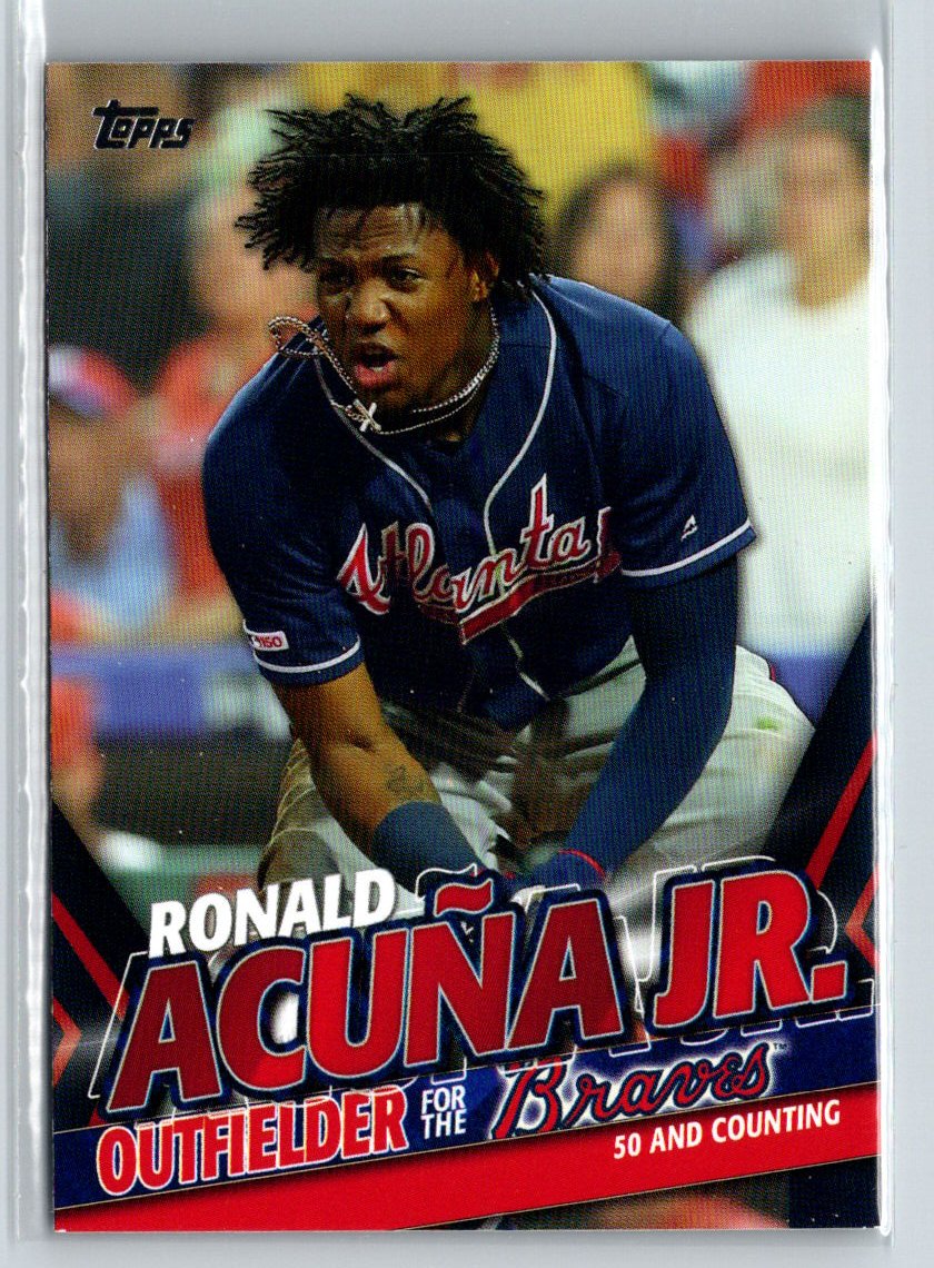 2020 Topps Update #TRA-14 Ronald Acuña Jr. Ronald Acuna Jr. Highlights L17