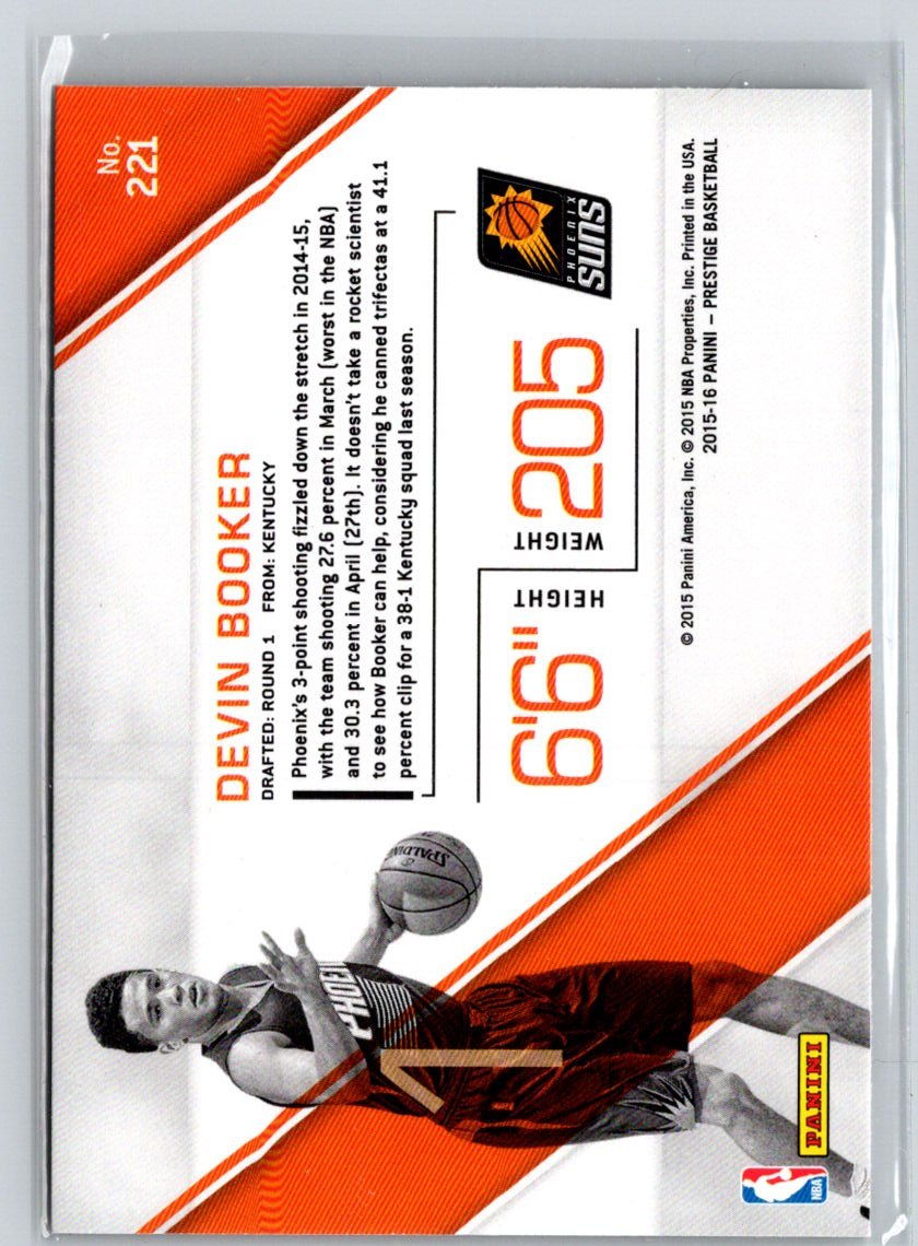 2015-16 Panini Prestige #221 Devin Booker L18