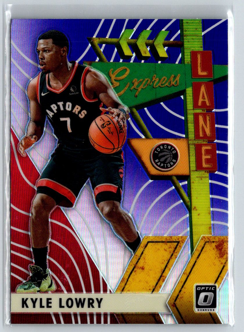 2019-20 Donruss Optic #11 Kyle Lowry Express Lane Purple L19