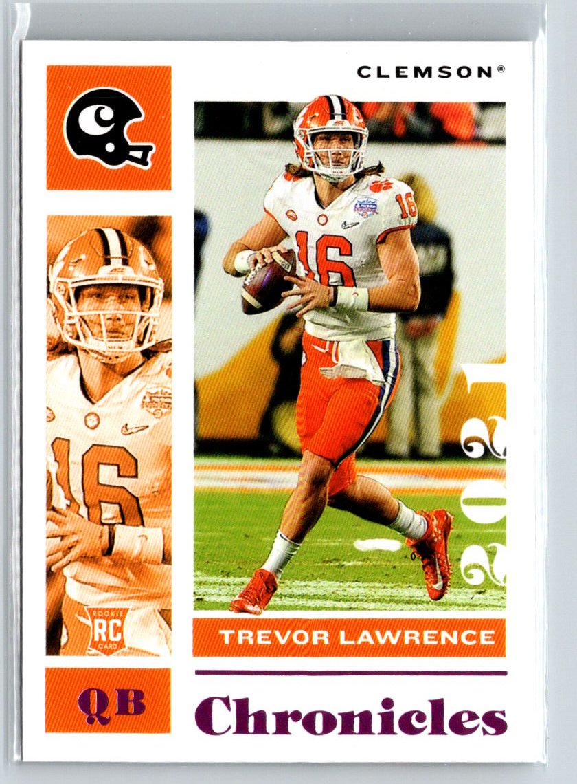 2021 Panini Chronicles Draft Picks #1 Trevor Lawrence Green L20