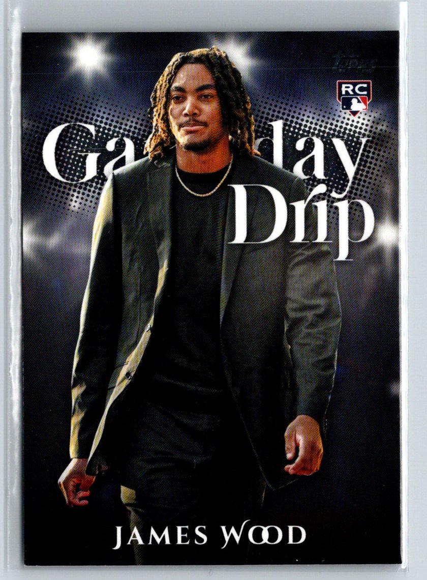 2025 Topps #GD-3 James Wood Gameday Drip L22