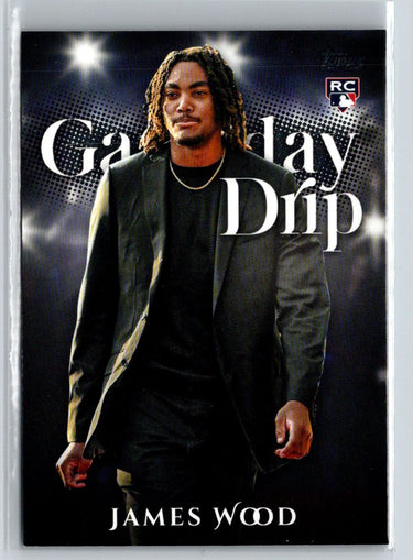 2025 Topps #GD-3 James Wood Gameday Drip L22