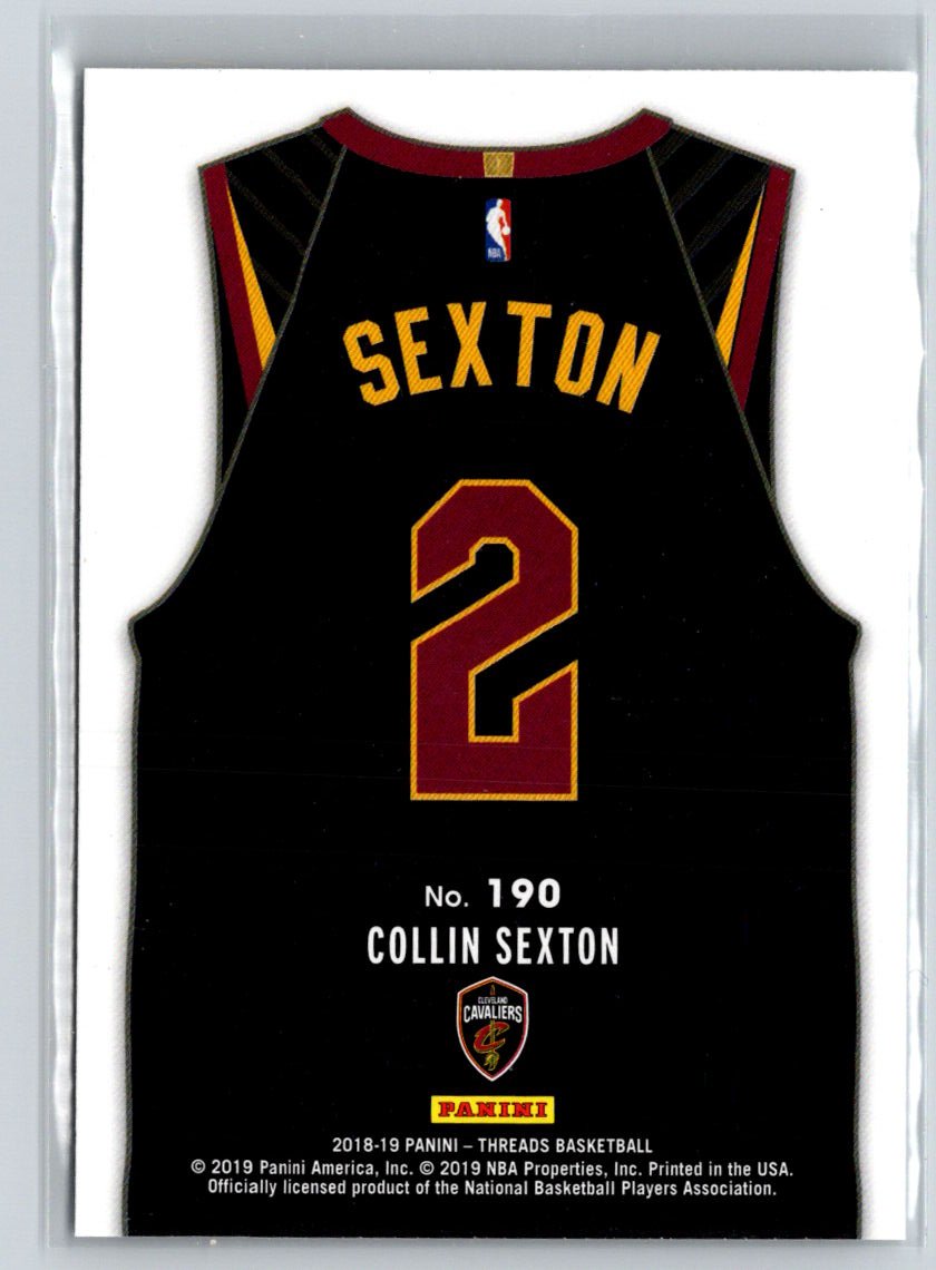 2018-19 Panini Threads #190 Collin Sexton L22