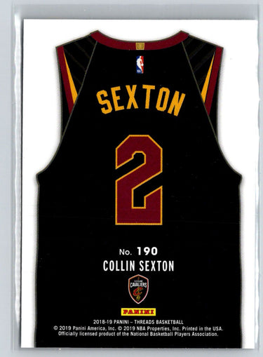 2018-19 Panini Threads #190 Collin Sexton L22