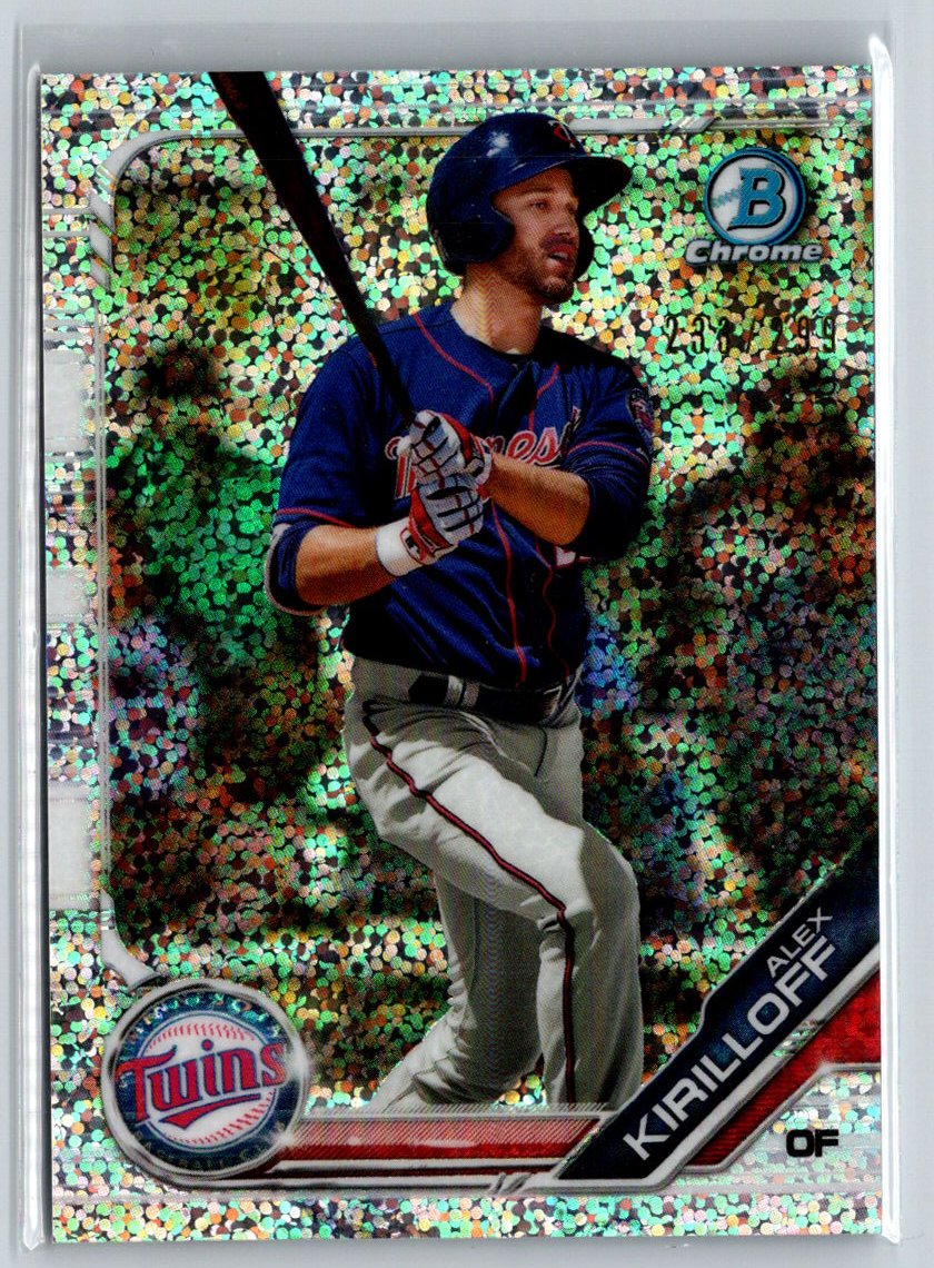 2019 Bowman #BCP-138 Alex Kirilloff Chrome Prospects Speckle Refractor #/299 L22