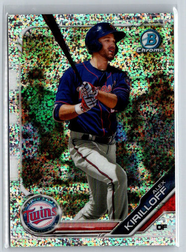 2019 Bowman #BCP-138 Alex Kirilloff Chrome Prospects Speckle Refractor #/299 L22