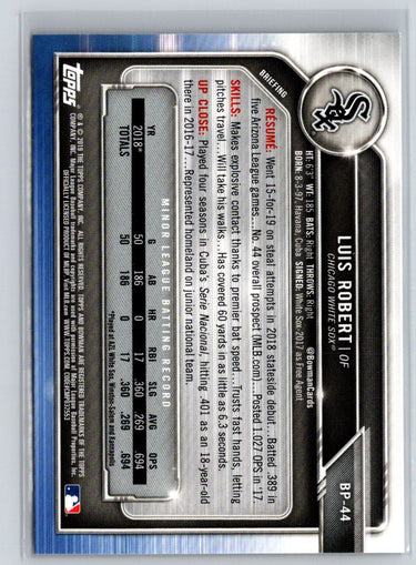 2019 Bowman #BP-44 Luis Robert Prospects L23