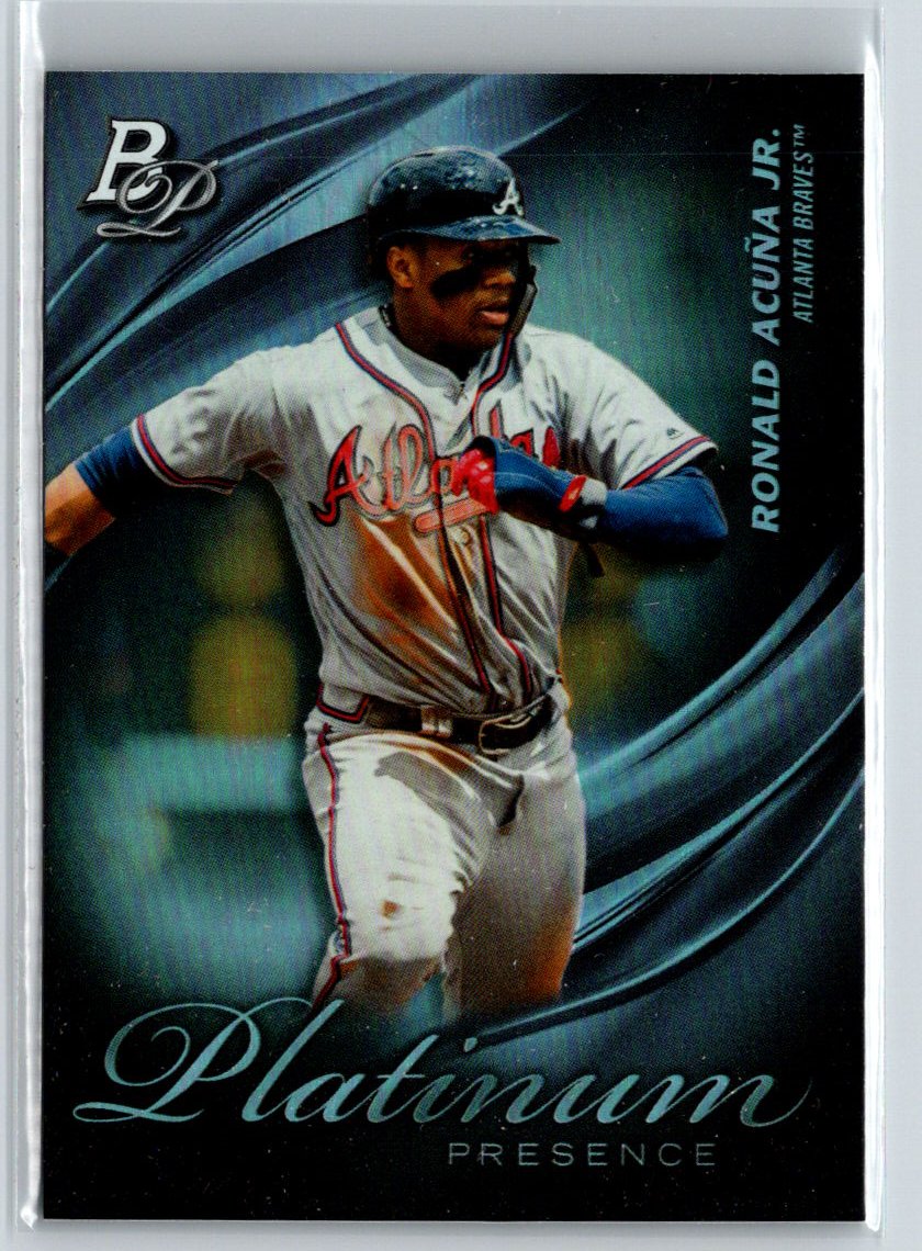 2019 Bowman Platinum #PP-20 Ronald Acuña Jr. Platinum Presence L23