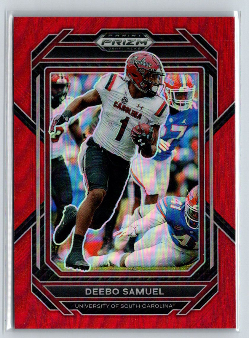 2023 Panini Prizm Draft Picks #27 Deebo Samuel Prizms Ruby Wave L24