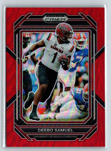 2023 Panini Prizm Draft Picks #27 Deebo Samuel Prizms Ruby Wave L24