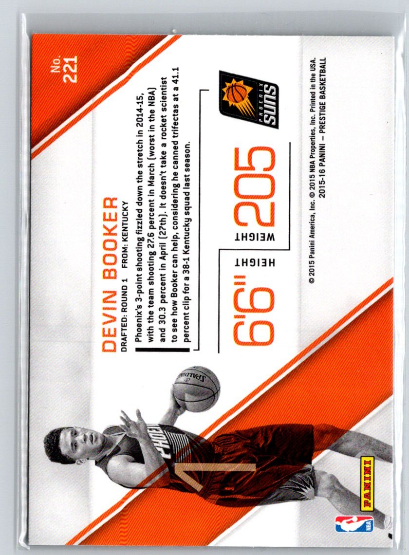 2015-16 Panini Prestige #221 Devin Booker L24