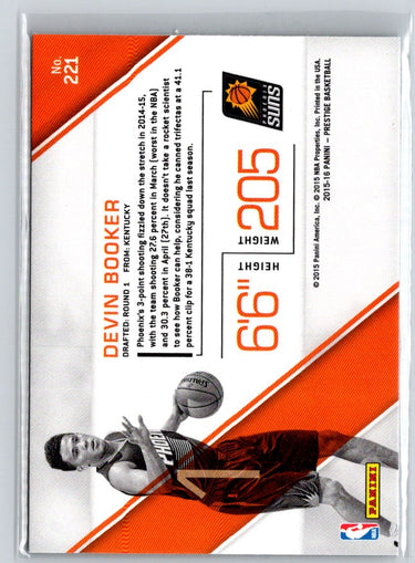 2015-16 Panini Prestige #221 Devin Booker L24