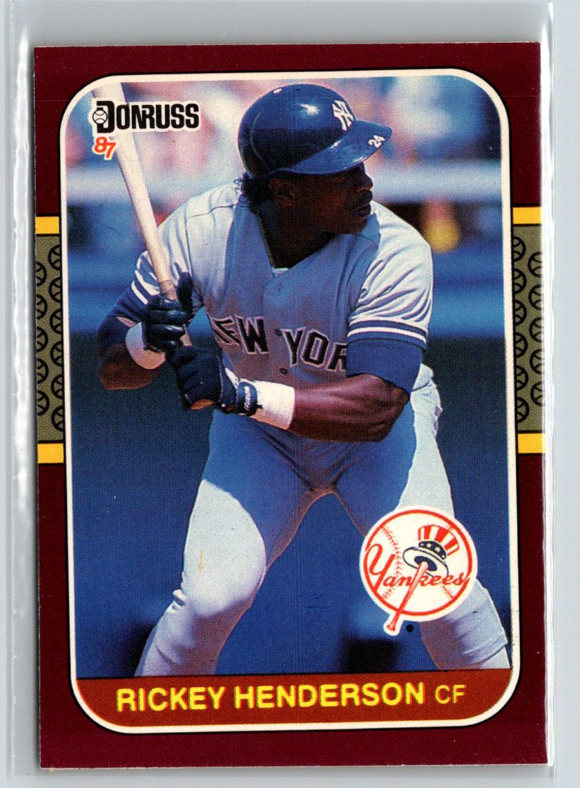 1987 Donruss Opening Day #248 Rickey Henderson L24