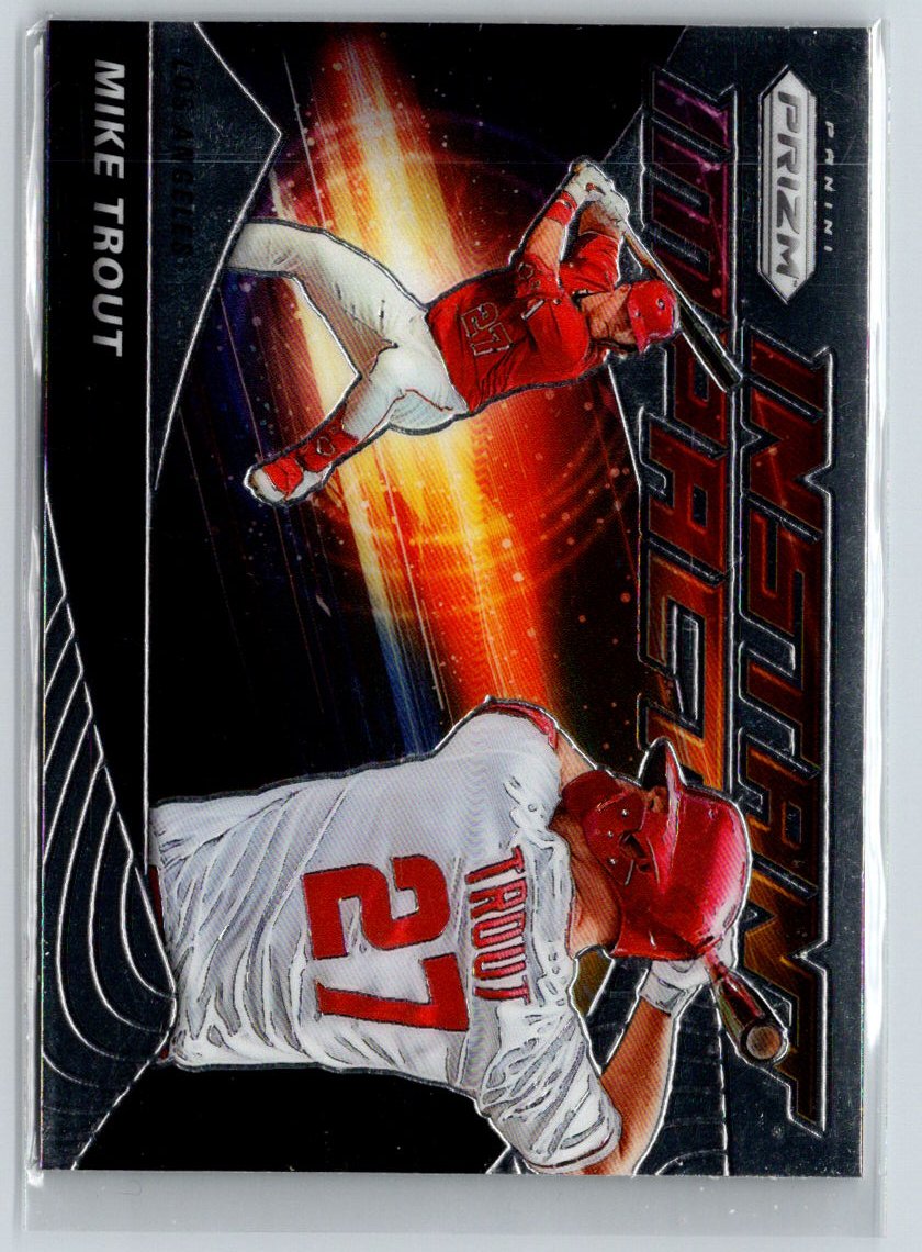 2020 Panini Prizm #II-4 Mike Trout Instant Impact L25