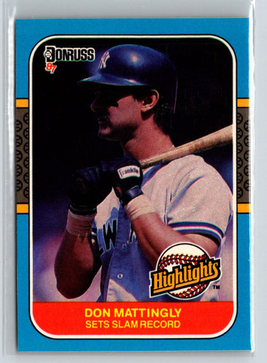 1987 Donruss Highlights #48 Don Mattingly L25