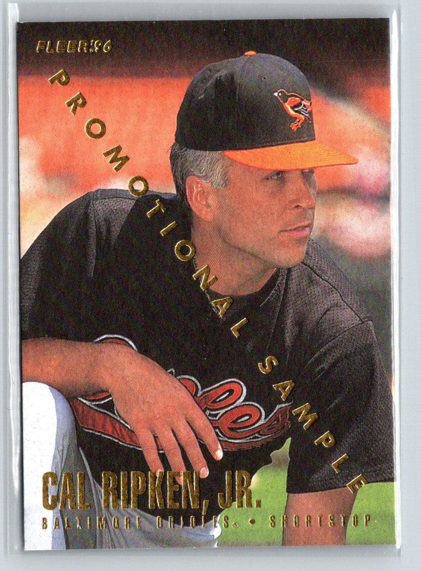 1996 Fleer #20 Cal Ripken, Jr. Promotional Sample L25