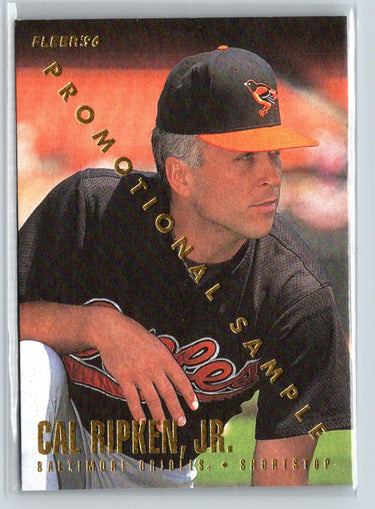 1996 Fleer #20 Cal Ripken, Jr. Promotional Sample L25