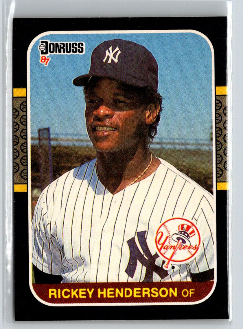 1987 Leaf #191 Rickey Henderson L26
