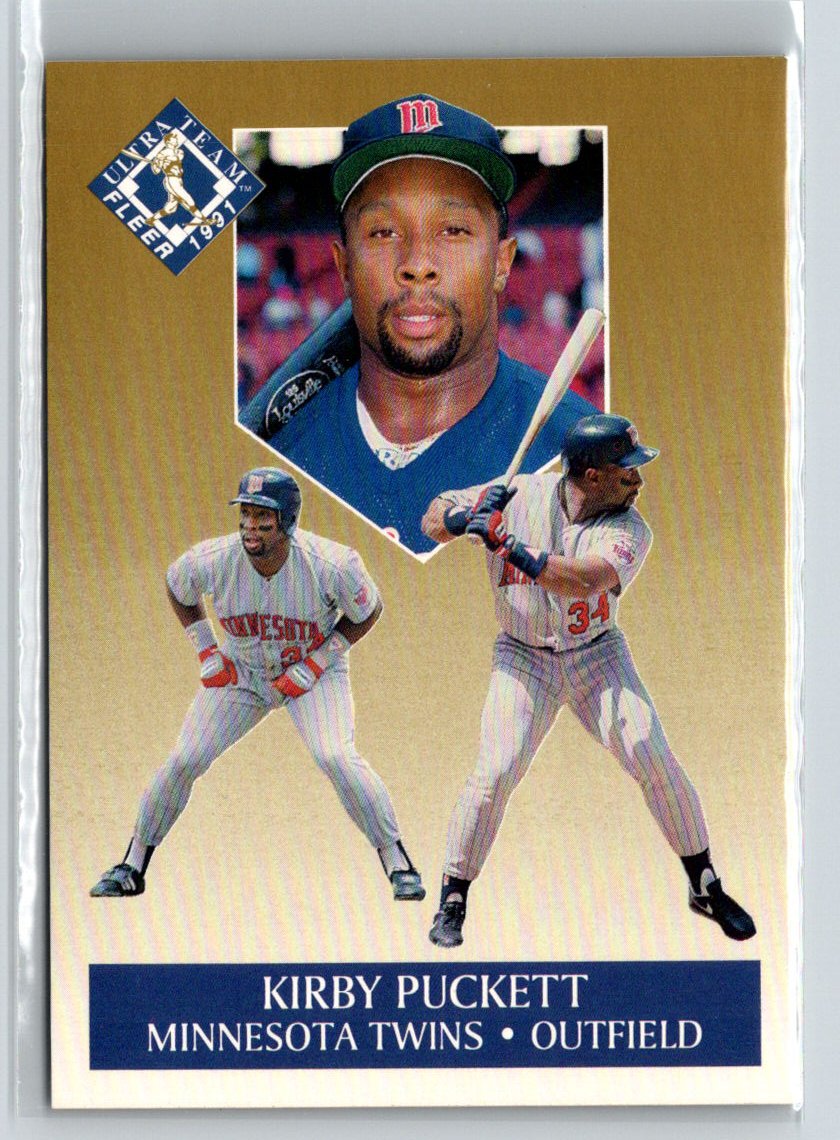 1991 Ultra #8 Kirby Puckett Ultra Team (Ultra Gold) L27