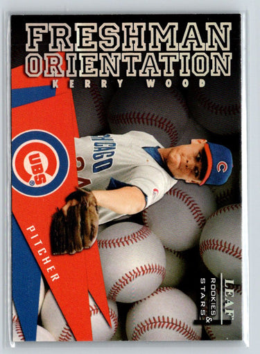 1998 Leaf Rookies & Stars #16 Kerry Wood Freshman Orientation #/5000 L27