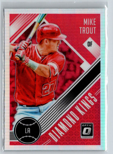 2018 Donruss Optic #13 Mike Trout Holo L27