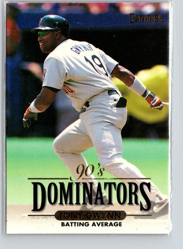 1994 Donruss #1 Tony Gwynn 90's Dominators: Batting Average L27