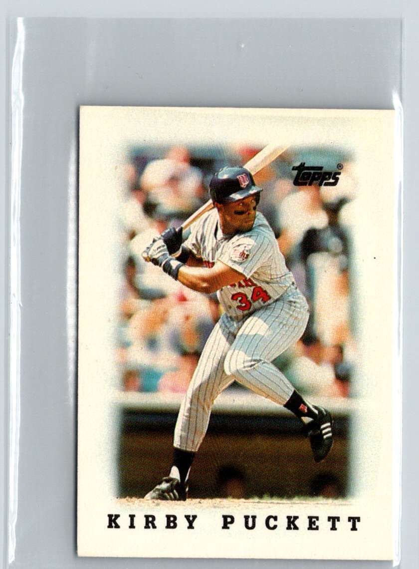 1988 Topps Major League Leaders Minis #23 Kirby Puckett L28