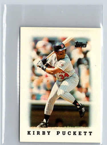 1988 Topps Major League Leaders Minis #23 Kirby Puckett L28