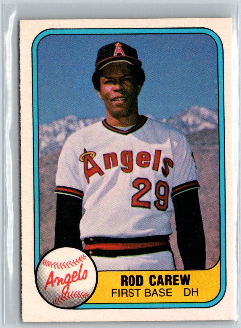 1981 Fleer #268 Rod Carew L28