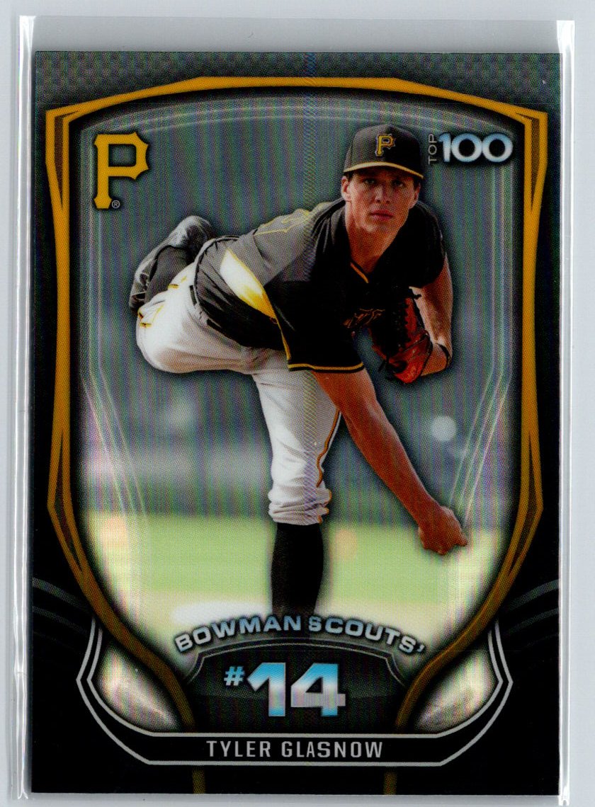 2015 Bowman - Bowman Scouts' Top 100 #BTP-14 Tyler Glasnow L29