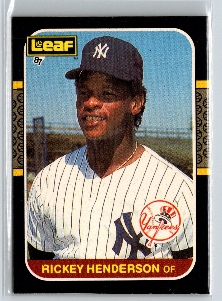 1987 Leaf #191 Rickey Henderson L29