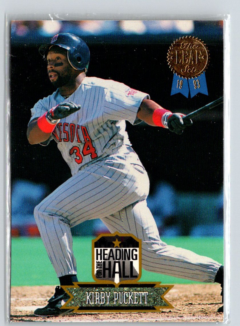 1993 Leaf #9 Kirby Puckett Heading for the Hall L29