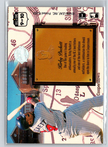 1993 Leaf #9 Kirby Puckett Heading for the Hall L31
