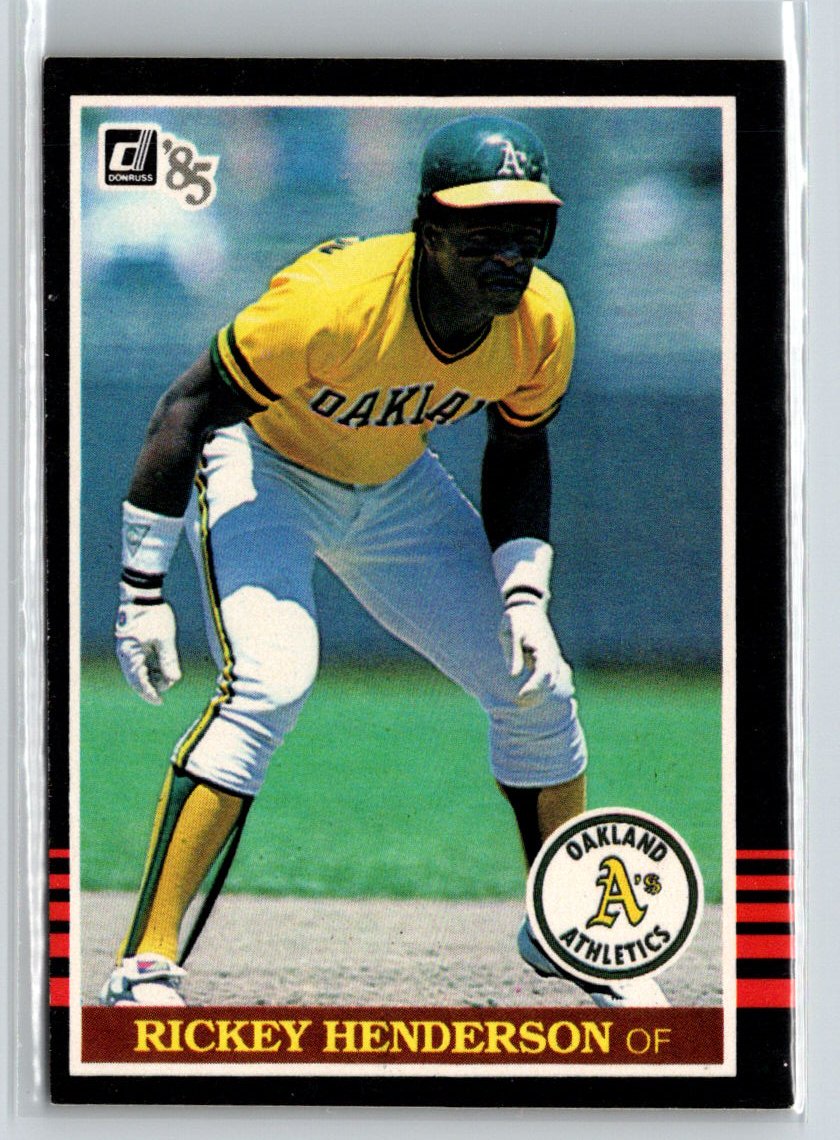 1985 Donruss #176 Rickey Henderson L31