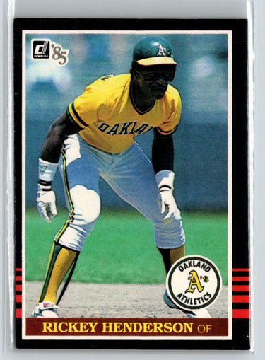1985 Donruss #176 Rickey Henderson L31