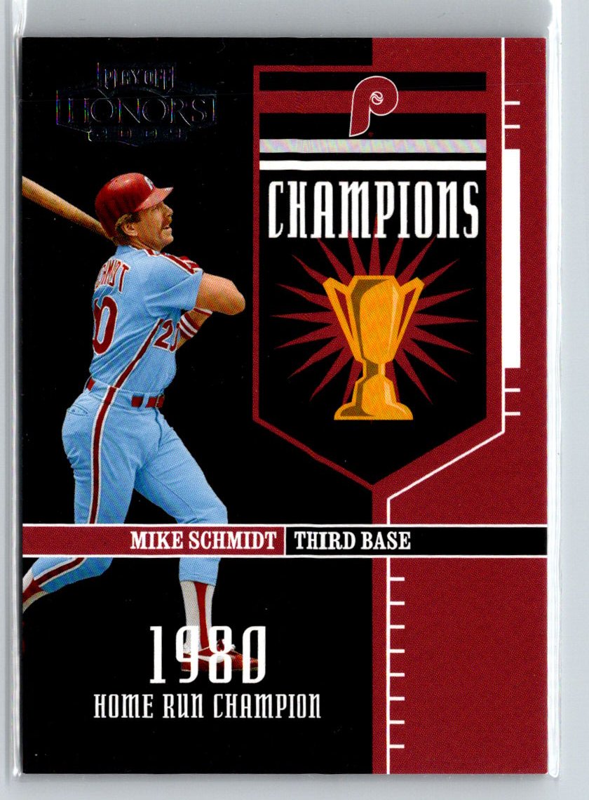 2004 Playoff Honors #C-4 Mike Schmidt Champions #/1980 L31