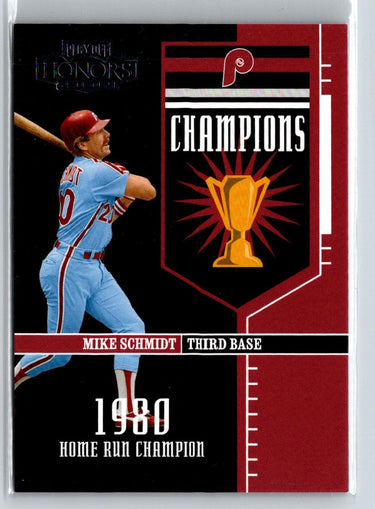 2004 Playoff Honors #C-4 Mike Schmidt Champions #/1980 L31