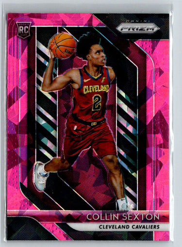 2018-19 Panini Prizm #170 Collin Sexton Prizms Pink Ice L31