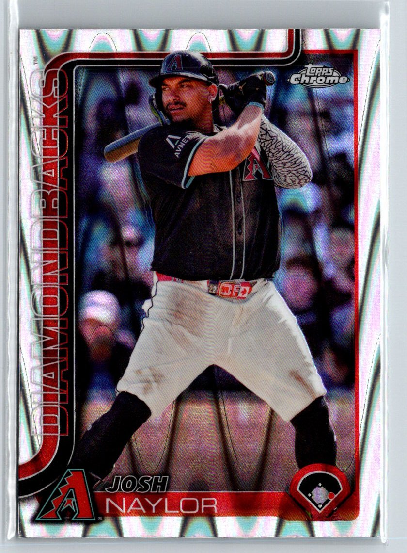2025 Topps Chrome #15 Josh Naylor Raywave Refractors L32