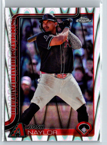 2025 Topps Chrome #15 Josh Naylor Raywave Refractors L32